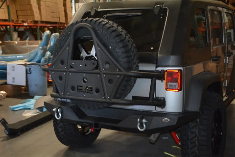 DV8 Offroad RBSTTB-09 07-18 Jeep JK Rear Full Size Bumper RS-9