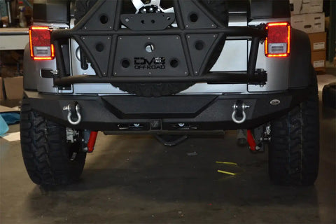 DV8 Offroad RBSTTB-09 07-18 Jeep JK Rear Full Size Bumper RS-9