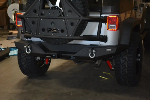 DV8 Offroad RBSTTB-09 07-18 Jeep JK Rear Full Size Bumper RS-9