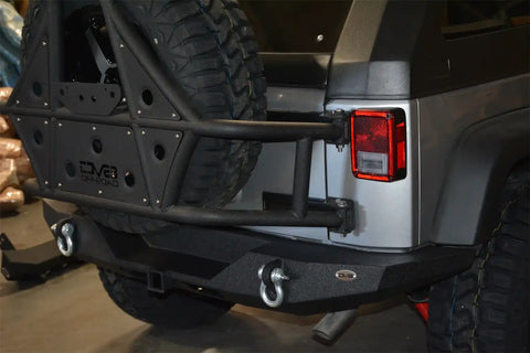 DV8 Offroad RBSTTB-09 07-18 Jeep JK Rear Full Size Bumper RS-9