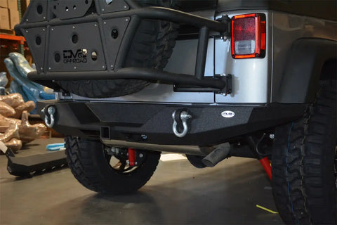 DV8 Offroad RBSTTB-09 07-18 Jeep JK Rear Full Size Bumper RS-9