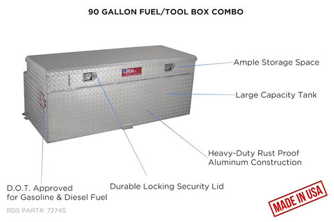 RDS MFG INC 72745 AUX.COMBO FUEL&TOOL 91GAL