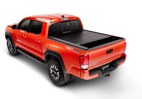 Retrax T-80871 - Tonneau Cover RetraxPRO XR Manual Retractable Low Profile Matte Black Aluminum Key Lockable