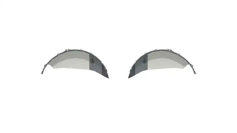 ROAD ARMOR 518LFR0Z REAR JL FENDER LINER STAINLESS STEEL SET OF 2