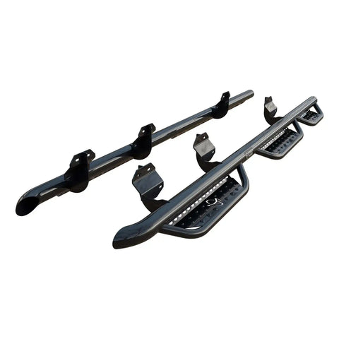 Ranch Hand RSF171C6B6S Nerf Bar - Truck Wheel to Wheel With Drop Down Steps With Be