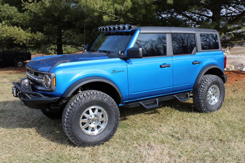 Raptor Series RTS12FD Magnum RT - Drop Steps Black Textured Alloy Steel 21-24 Ford Bronco 4-Door