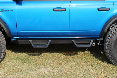 Raptor Series RTS12FD Magnum RT - Drop Steps Black Textured Alloy Steel 21-24 Ford Bronco 4-Door