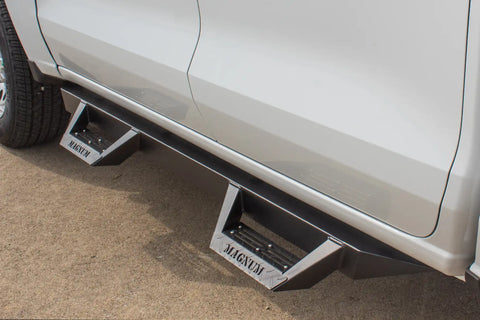 Raptor Series RTS25CH Magnum RT - Drop Steps Black Textured Alloy Steel 15-24 Chevy Colorado/GMC Canyon Crew Cab