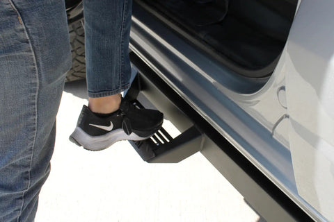 ICI RTS37DG Raptor Series - RT Steps Black Textured Angular Drop Step Design Non Slip