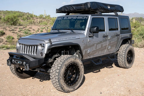 Raptor Series RTS71JP Magnum RT - Drop Steps Black Textured Alloy Steel 07-18 Jeep Wrangler JK/JKU 4-Door
