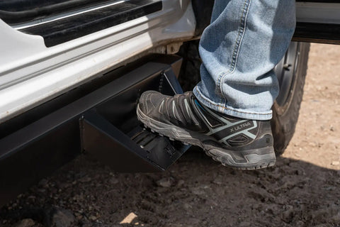 Raptor Series RTS80TY Magnum RT - Drop Steps Black Textured Alloy Steel 07-21 Toyota Tundra CrewMax Cab