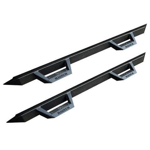 Raptor Series RTS14CH Magnum RT - Drop Steps Black Textured Alloy Steel 07-18 Chevy Silverado/GMC Sierra 1500 19 Silverado/Sierra LD/Limited 07-19 2500/3500 HD Extended/Double Cab