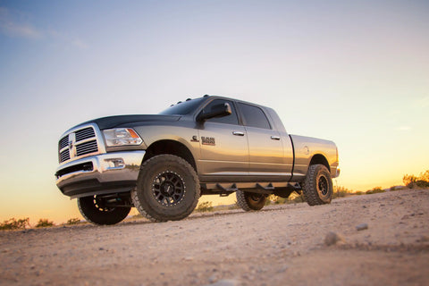 Raptor Series RTW211DG Magnum RT - Wheel To Drop Steps Black Textured Alloy Steel 10-15 Dodge Ram 2500/3500 Crew Cab 8ft Bed