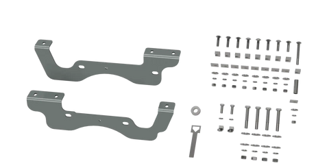 B&W Trailer Hitches RVK2402 - Custom Installation Kit For Universal Mounting Rails Some Ford Trucks