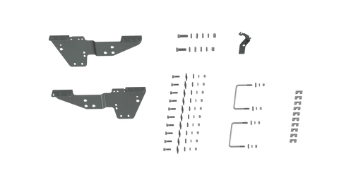 B&W Trailer Hitches RVK2500 - Custom Installation Kit For Universal Mounting Rails Some Ford Trucks