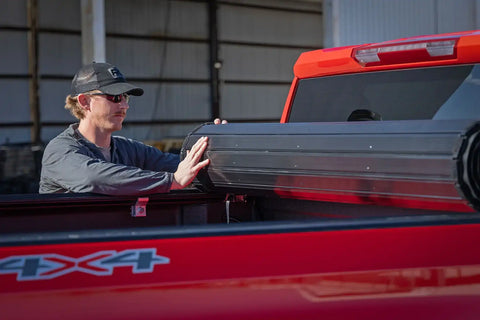Rough Country 50120580 Hard Roll Up Bed Cover 5'10" Bed | Chevy/GMC Sierra 1500 (19-25) Silverado 1500 (19-25)