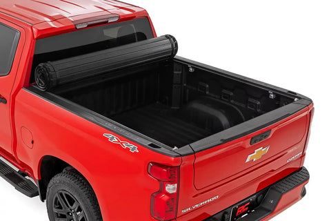 Rough Country 50120580 Hard Roll Up Bed Cover 5'10" Bed | Chevy/GMC Sierra 1500 (19-25) Silverado 1500 (19-25)