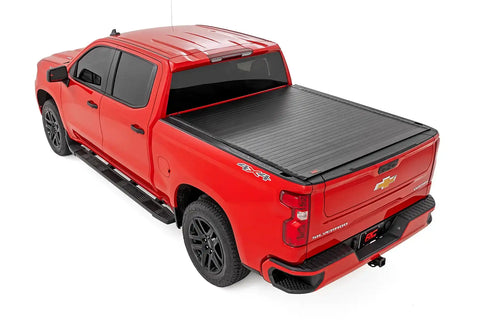 Rough Country 50120580 Hard Roll Up Bed Cover 5'10" Bed | Chevy/GMC Sierra 1500 (19-25) Silverado 1500 (19-25)