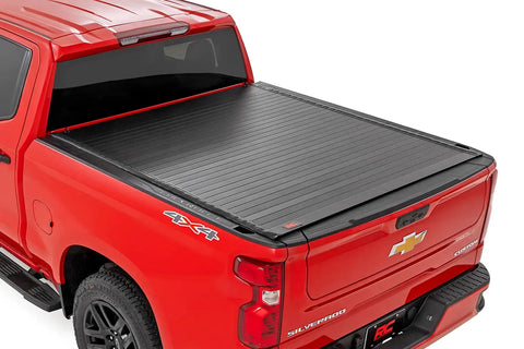 Rough Country 50120580 Hard Roll Up Bed Cover 5'10" Bed | Chevy/GMC Sierra 1500 (19-25) Silverado 1500 (19-25)