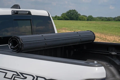 Rough Country 50320550 Hard Roll Up Bed Cover 5'7" Bed | Ram 1500 (19-25)/1500 TRX (21-24)