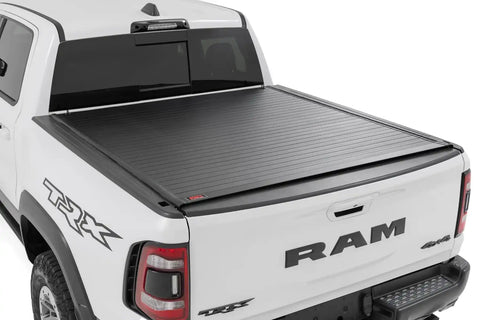 Rough Country 50320550 Hard Roll Up Bed Cover 5'7" Bed | Ram 1500 (19-25)/1500 TRX (21-24)