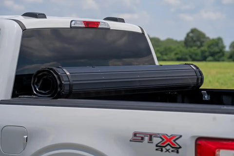 Rough Country 50221550 Hard Roll Up Bed Cover 5'7" Bed Ford F-150 (15-25) F-150 Lightning (22-24)