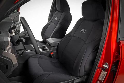 Rough Country 91062 Seat Covers FR & RR | Crew Cab | Toyota Tacoma 2WD/4WD (2024)