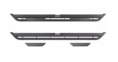 Go Rhino DT4346T Dominator Xtreme DT Side Steps with Rocker Panel Mounting Bracket Kit