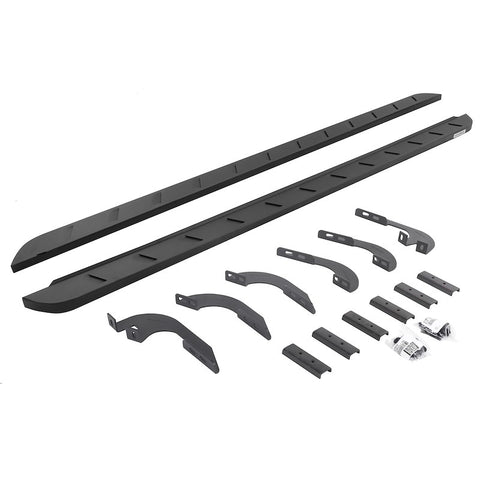 Go Rhino 63443280SPC RB10 Slim Line Running Boards with Mounting Brackets Kit