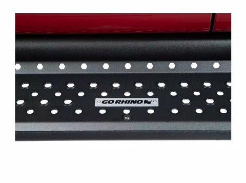 Go Rhino D14346T Drop down, full length step design is ideal for lifted vehicles or larger tires
