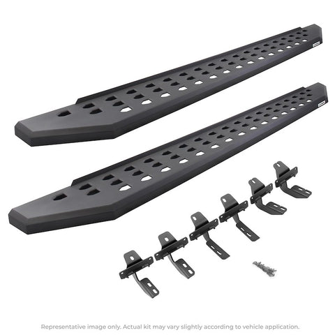 Go Rhino 69434680PC RB20 Running Boards with Mounting Brackets Kit