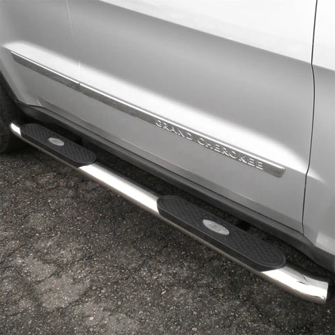 ARIES S221008-2 - 4 Polished Stainless Oval Side Bars, Select Jeep Grand Cherokee