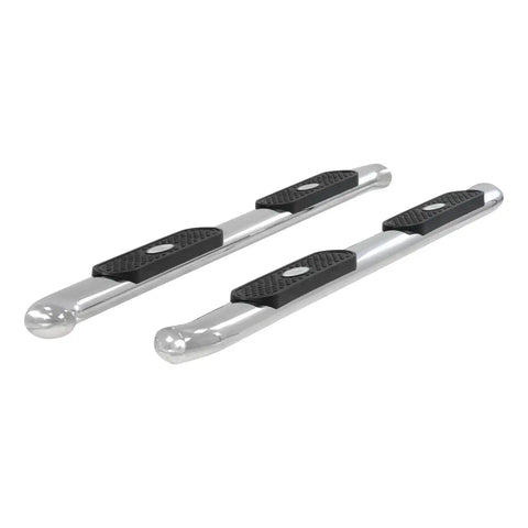 ARIES S222012-2 - 4 Polished Stainless Oval Side Bars, Select Toyota Tundra