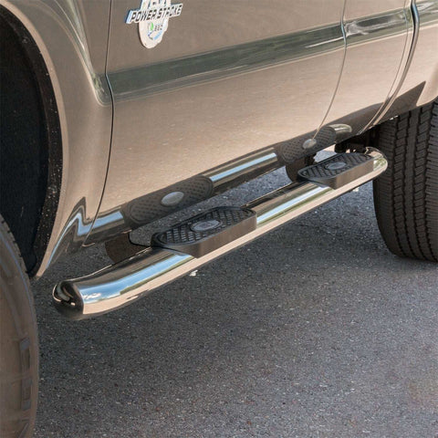 ARIES S223005-2 - 4 Polished Stainless Oval Side Bars, Select Ford F-250, F-350 Super Duty