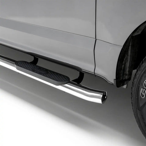 ARIES S223015-2 - 4 Polished Stainless Oval Side Bars, Select Ford F-150, Lincoln Mark LT