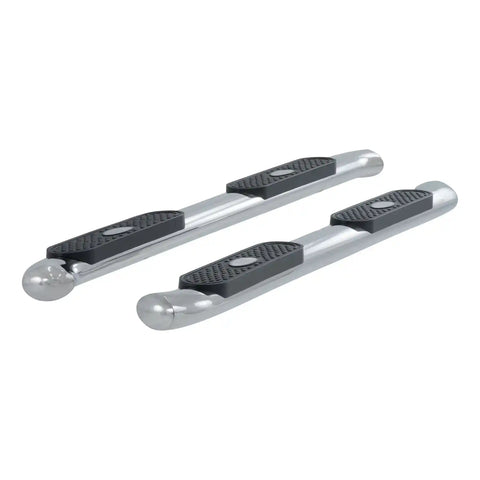 ARIES S223016-2 - 4 Polished Stainless Oval Side Bars, Select Ford F-150