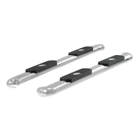 ARIES S223044-2 - 4 Polished Stainless Oval Side Bars, Select Ford F150, F250, F350, F450, F550