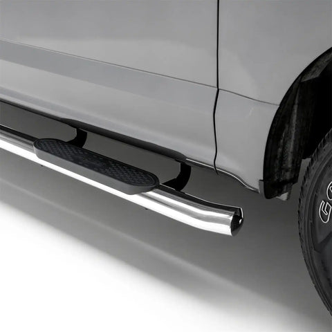 ARIES S223046-2 - 4 Polished Stainless Oval Side Bars, Select Ford Ranger SuperCrew