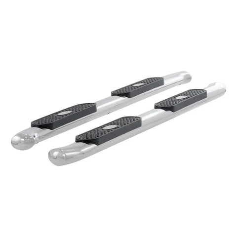 ARIES S224009-2 - 4 Polished Stainless Oval Side Bars, Select Silverado, Sierra 1500, 2500, 3500