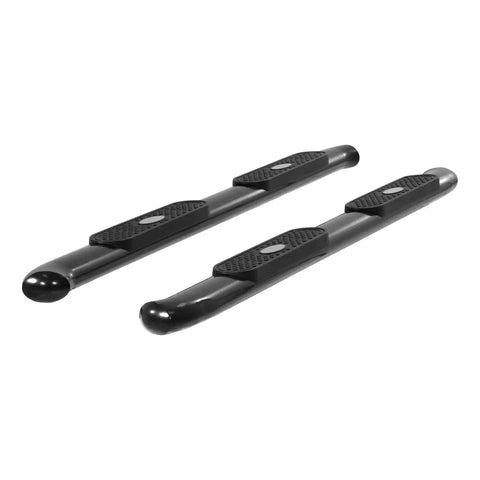 ARIES S224009 - 4 Black Steel Oval Side Bars, Select Silverado, Sierra 1500, 2500, 3500
