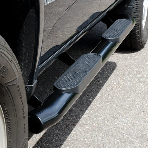 ARIES S224051 - 4 Black Steel Oval Side Bars, Select Chevrolet Colorado, GMC Canyon Crew Cab