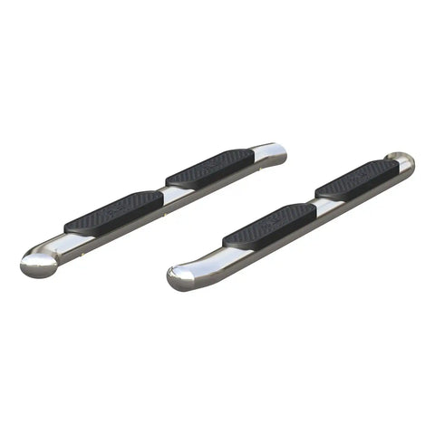 ARIES S224052-2 - 4 Polished Stainless Oval Side Bars Select Chevrolet Colorado Extended Cab