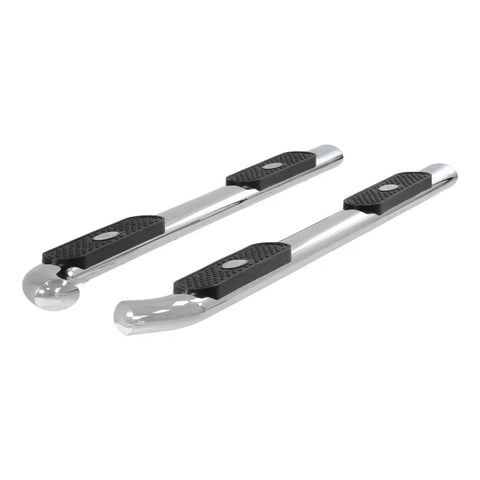 ARIES S229006-2 - 4 Polished Stainless Oval Side Bars, Select Nissan Titan, XD