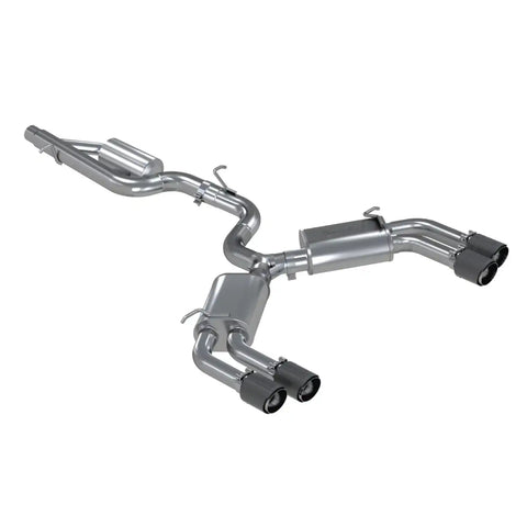 MBRP Exhaust S46013CF - T304 Stainless Steel with Carbon Fiber Tips.