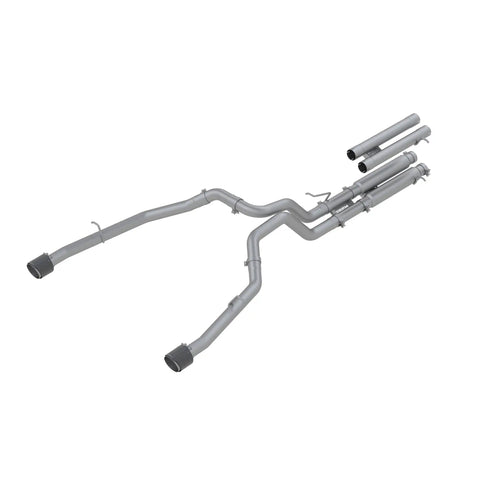 MBRP Exhaust S51543CF - T304 Stainless Steel with Carbon Fiber Tips.