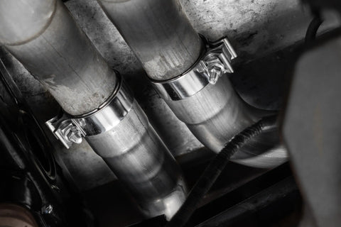 MBRP Exhaust S52663CF - T304 Stainless Steel with Carbon Fiber Tips.