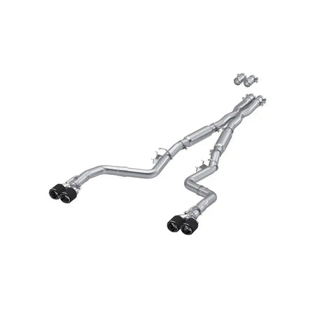 MBRP Exhaust S71133CF - T304 Stainless Steel with Quad Carbon Fiber Tips.