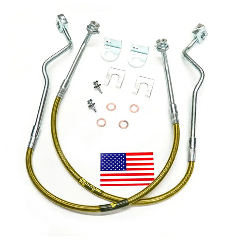 Superlift 91210 Bulletproof Brake Hose - Front 86 Ranger/Bronco II w/ 4-6 Lift