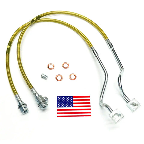 Superlift 91510 Bulletproof Brake Hose - Front 99-04 F-250/F350 w/ 4-8 Lift