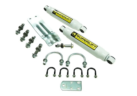 Superlift 92660 Dual Steering Stabilizer Kit-73-91 GM 1/2 & 3/4 Sld Axle/69-93 Ddg 4WD